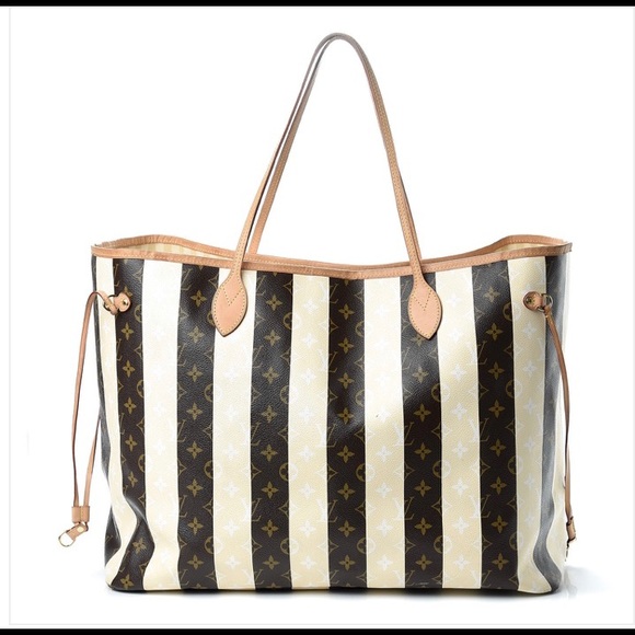 Louis Vuitton Handbags - Louis Vuitton Neverfull XL Limited Stripe Rayures